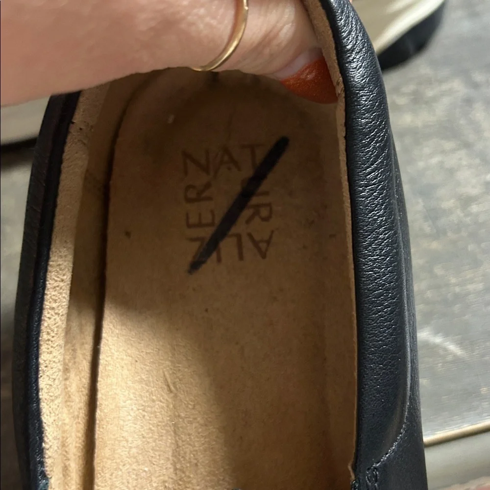 Naturalizer Selah Black Leather‎ Slip-On Shoes Womens 9